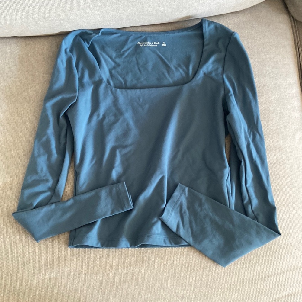 Abercrombie Long-sleeve Squareneck Top